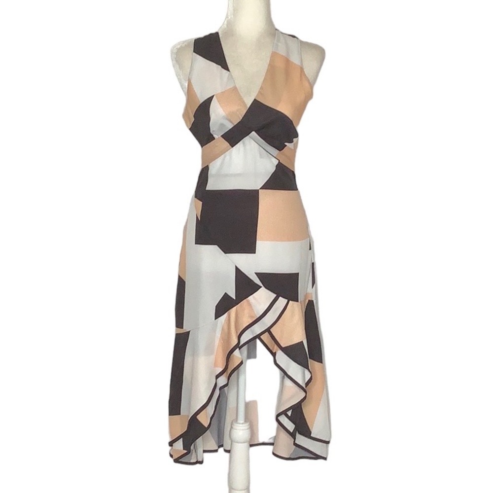 Chic Me Abstract Dress Size S NWOT